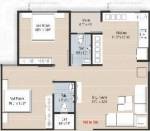 Shiv Pratham Luxuria (2BHK+2T (628.83 sq ft) 628.83 sq ft)