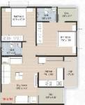 Shiv Pratham Luxuria (2BHK+2T (554.02 sq ft) 554.02 sq ft)