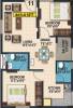 Sriven Rag Meridian (2BHK+2T (863 sq ft) 863 sq ft)