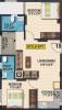 Sriven Rag Meridian (2BHK+2T (875 sq ft) 875 sq ft)