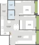 Kavisha Urbania (2BHK+2T (1,195 sq ft) 1195 sq ft)