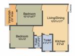Artisan Residency (2BHK+2T (701.25 sq ft) 701.25 sq ft) Artisan Residency (2BHK+2T (701.25 sq ft) 701.25 sq ft)