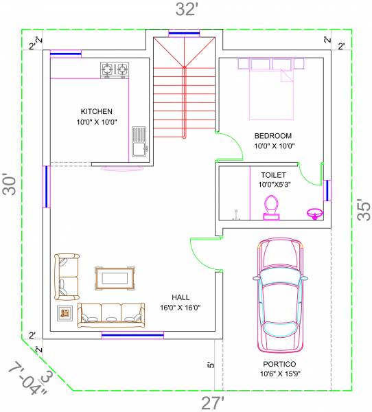 KR Properties Gemfield (2BHK+2T (1,300 sq ft) 1300 sq ft)
