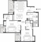 Godrej Nurture Phase 1 (2BHK+2T (1,262 sq ft) 1262 sq ft)