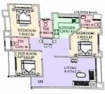 V R Mittal Builder Krishna Regency (3BHK+3T (1,275 sq ft) 1275 sq ft)