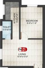 Asset ATH Grace (1BHK+1T (487 sq ft) 487 sq ft)
