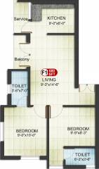 Asset ATH Grace (2BHK+2T (680 sq ft) 680 sq ft)