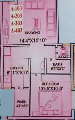 Nesha Sanket Apartment (1BHK+1T (435.40 sq ft) 435.4 sq ft) Nesha Sanket Apartment (1BHK+1T (435.40 sq ft) 435.4 sq ft)