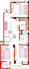 JMV Homes (3BHK+2T (805 sq ft) 805 sq ft) JMV Homes (3BHK+2T (805 sq ft) 805 sq ft)