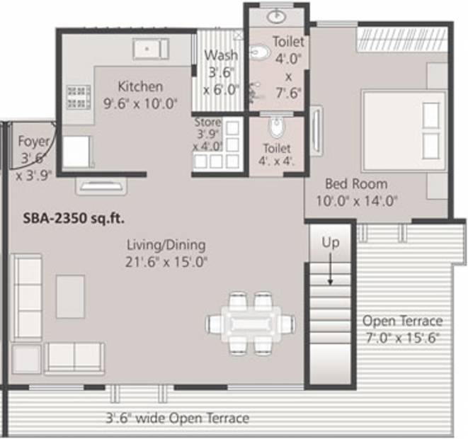 Pancham Elite (3BHK+4T (2,350 sq ft) + Pooja Room 2350 sq ft)