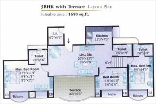 V R Mittal Builder Keshav Kunj 3 (3BHK+3T (1,650 sq ft)   Servant Room 1650 sq ft)