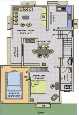Arya 12th Milestone (3BHK+3T (2,050 sq ft) 2050 sq ft)