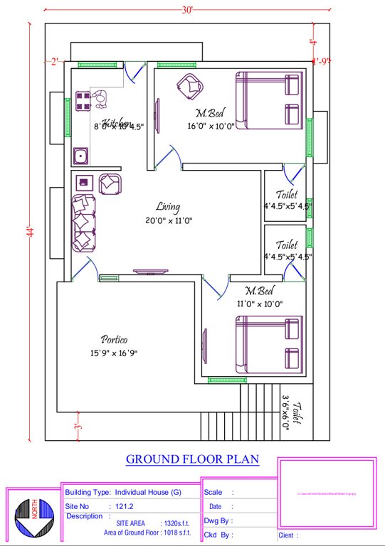 ABI Vetri Velava Nagar (2BHK+3T (1,100 sq ft) + Pooja Room 1100 sq ft)