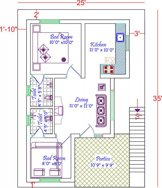 ABI Kumaran Garden (2BHK+3T (673 sq ft) + Pooja Room 673 sq ft) ABI Kumaran Garden (2BHK+3T (673 sq ft) + Pooja Room 673 sq ft)
