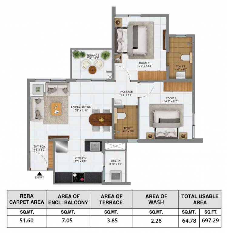  joyville hinjawadi Floor Plan Floor Plan