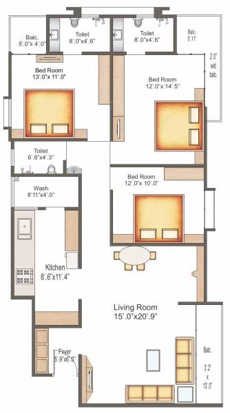  aditya-elanza Floor Plan Floor Plan