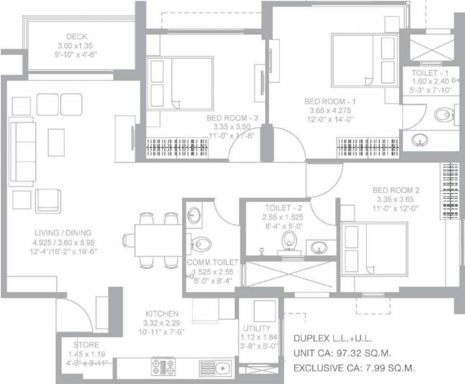 Godrej Green Glades (3BHK+3T (1,047.54 sq ft) 1047.54 sq ft) Godrej Green Glades (3BHK+3T (1,047.54 sq ft) 1047.54 sq ft)