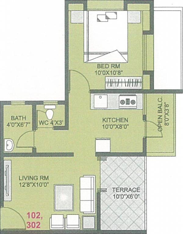 Om Shilp (1BHK+1T (471.79 sq ft) 471.79 sq ft) Om Shilp (1BHK+1T (471.79 sq ft) 471.79 sq ft)