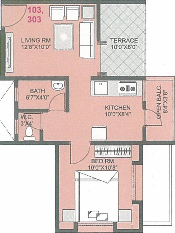 Om Shilp (1BHK+1T (476.74 sq ft) 476.74 sq ft) Om Shilp (1BHK+1T (476.74 sq ft) 476.74 sq ft)