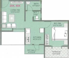 Om Shilp (1BHK+1T (449.83 sq ft) 449.83 sq ft)