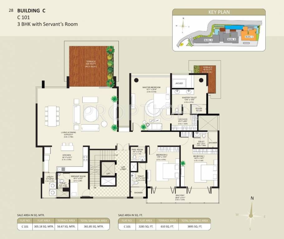 Marvel Bellaza (3BHK+3T (3,895 sq ft) 3895 sq ft)