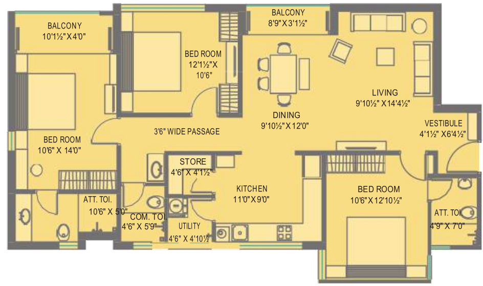 Floor Plan courtyard Floor Plan Floor Plan