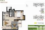 Prestige Willow Tree (1BHK+1T (661 sq ft) 661 sq ft)