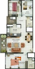MH Alta Monte (3BHK+3T (1,583 sq ft) 1583 sq ft)