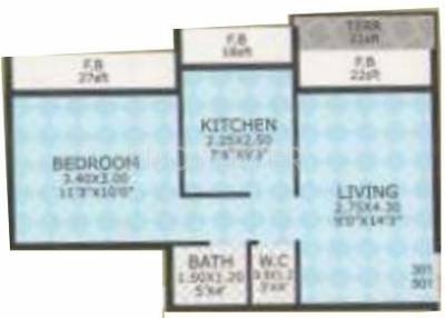 Solanki Ramdev Homes (1BHK+1T (672 sq ft) 672 sq ft)