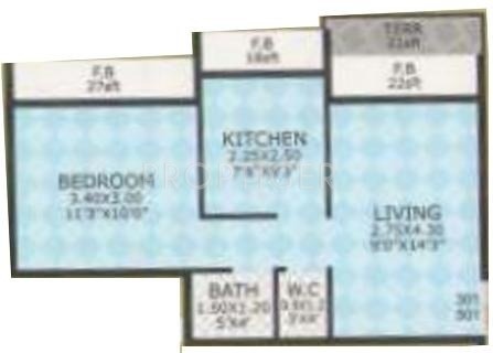 Solanki Ramdev Homes (1BHK+1T (672 sq ft) 672 sq ft)