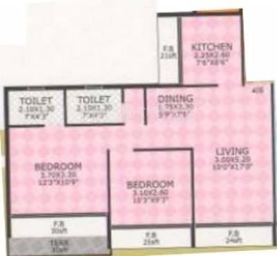 Solanki Ramdev Homes (2BHK+2T (1,080 sq ft) 1080 sq ft)