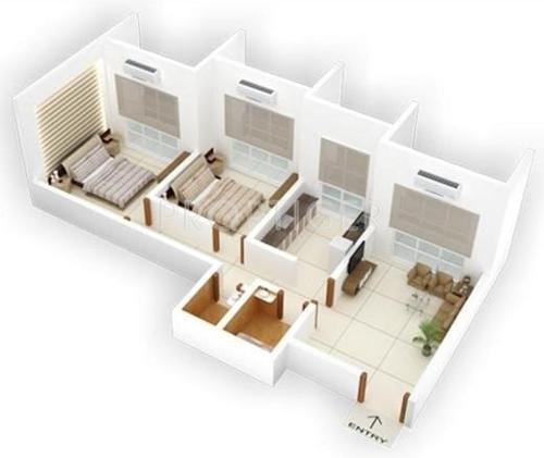 Raj Tulsi Aarambh (2BHK+2T (770 sq ft) 770 sq ft) Raj Tulsi Aarambh (2BHK+2T (770 sq ft) 770 sq ft)