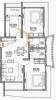 Trisons Builders Lewis Villa Floor Plan (2BHK+2T)