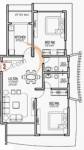 Floor Plan (2BHK+2T) Trisons Builders Lewis Villa Floor Plan (2BHK+2T)