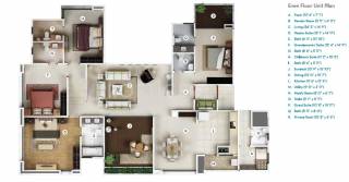 Geras Verbena High Rise (4BHK+4T (3,452 sq ft) Servant Room 3452 sq ft) Geras Verbena High Rise (4BHK+4T (3,452 sq ft) Servant Room 3452 sq ft)