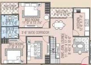 Coral Arihant Heights (4BHK+4T (1,500 sq ft) 1500 sq ft)