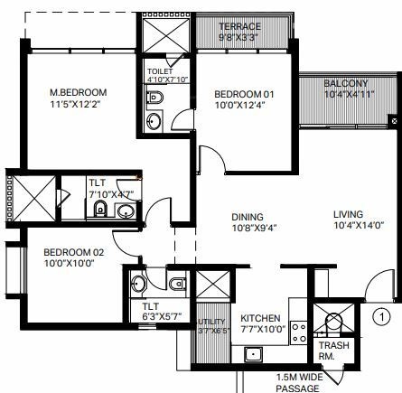  riverdale residences i Floor Plan Floor Plan