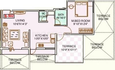 Polite Hermitage (1BHK+1T (660 sq ft) 660 sq ft) Polite Hermitage (1BHK+1T (660 sq ft) 660 sq ft)
