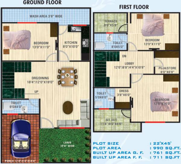 Sarla Estate (3BHK+3T (1,472 sq ft) + Pooja Room 1472 sq ft)