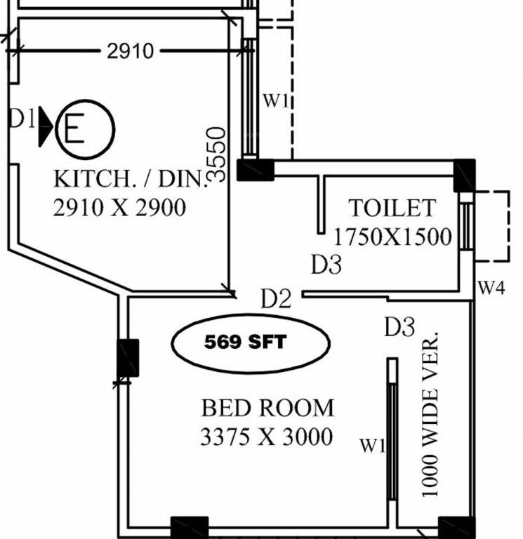 Sheltercon Manabendra Enclave (1BHK+1T (569 sq ft) 569 sq ft) Sheltercon Manabendra Enclave (1BHK+1T (569 sq ft) 569 sq ft)