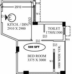 Sheltercon Manabendra Enclave (1BHK+1T (569 sq ft) 569 sq ft) Sheltercon Manabendra Enclave (1BHK+1T (569 sq ft) 569 sq ft)