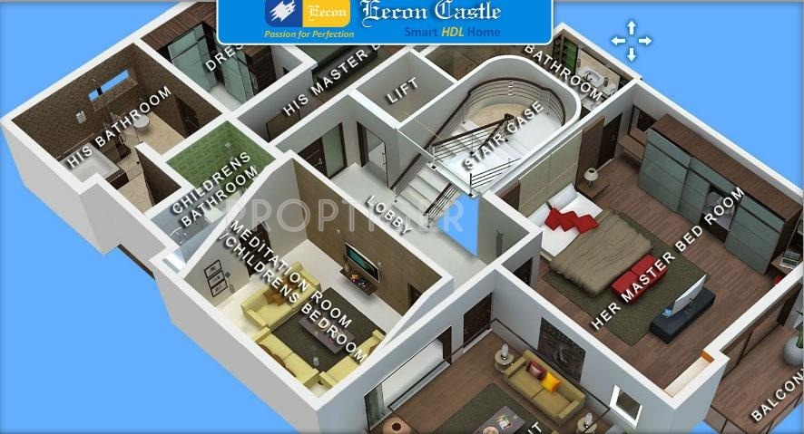 EECON Castle (5BHK+5T (7,200 sq ft) 7200 sq ft)