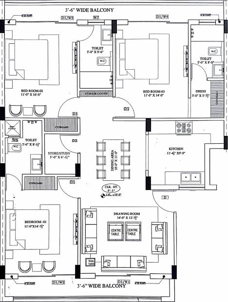 Joy Homes Plot No F2 0166 And F2 0167 (3BHK+3T (1,271.97 sq ft) 1271.97 sq ft)