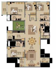 Sobha Indraprastha (4BHK+5T (3,381 sq ft)   Servant Room 3381 sq ft)