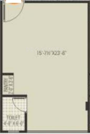 Coral Studio One (1BHK+1T (455 sq ft) 455 sq ft)