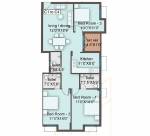 floorPlan of Rajarathnam Eden Crest