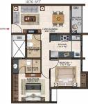 Casagrand Lorenza (2BHK+2T (1,070 sq ft) 1070 sq ft)