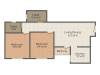 Goldwin Ganpati Umang (2BHK+2T (841 sq ft) 841 sq ft)