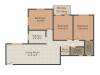 Goldwin Ganpati Umang (3BHK+2T (1,259 sq ft) 1259 sq ft)