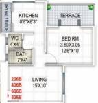 Karda Hari Krishna (1BHK+1T (630 sq ft) 630 sq ft) Karda Hari Krishna (1BHK+1T (630 sq ft) 630 sq ft)